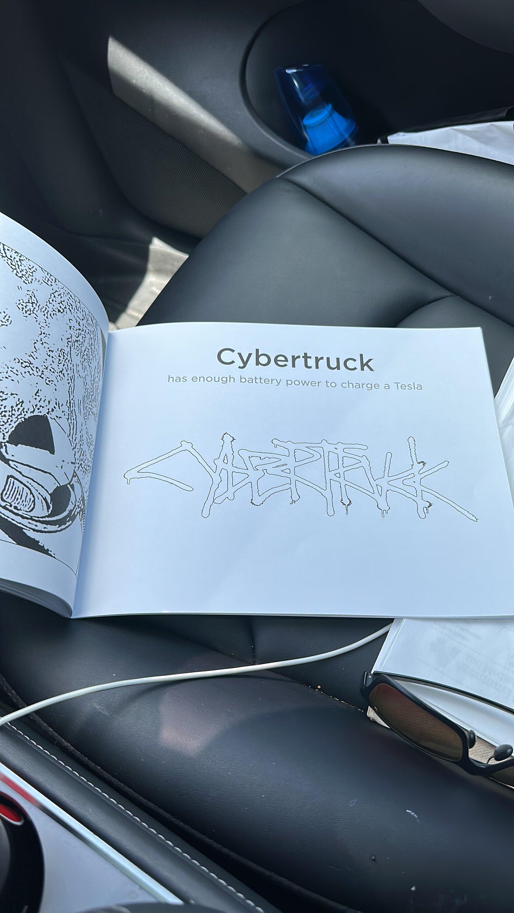 Tesla Cybertruck Cybertruck V2V Bidirectional Charging Confirmed in new Tesla service center coloring books? 2F3D2461-0922-4A29-A269-17FE340E9983