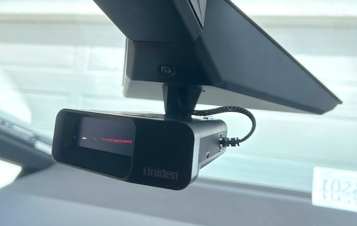 3D print mount for Uniden radar detector