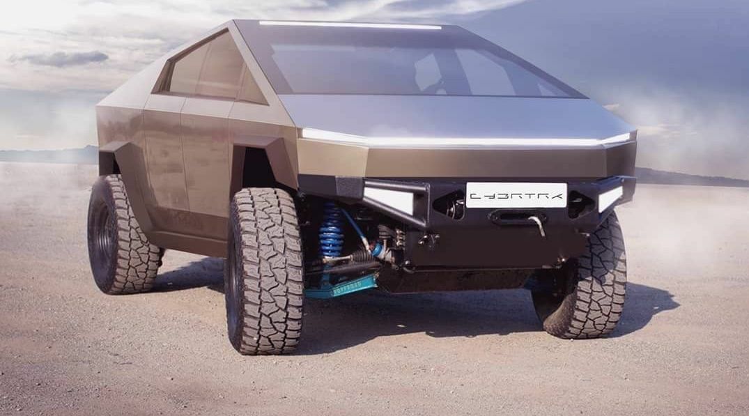 Lifted Tesla Cybertruck