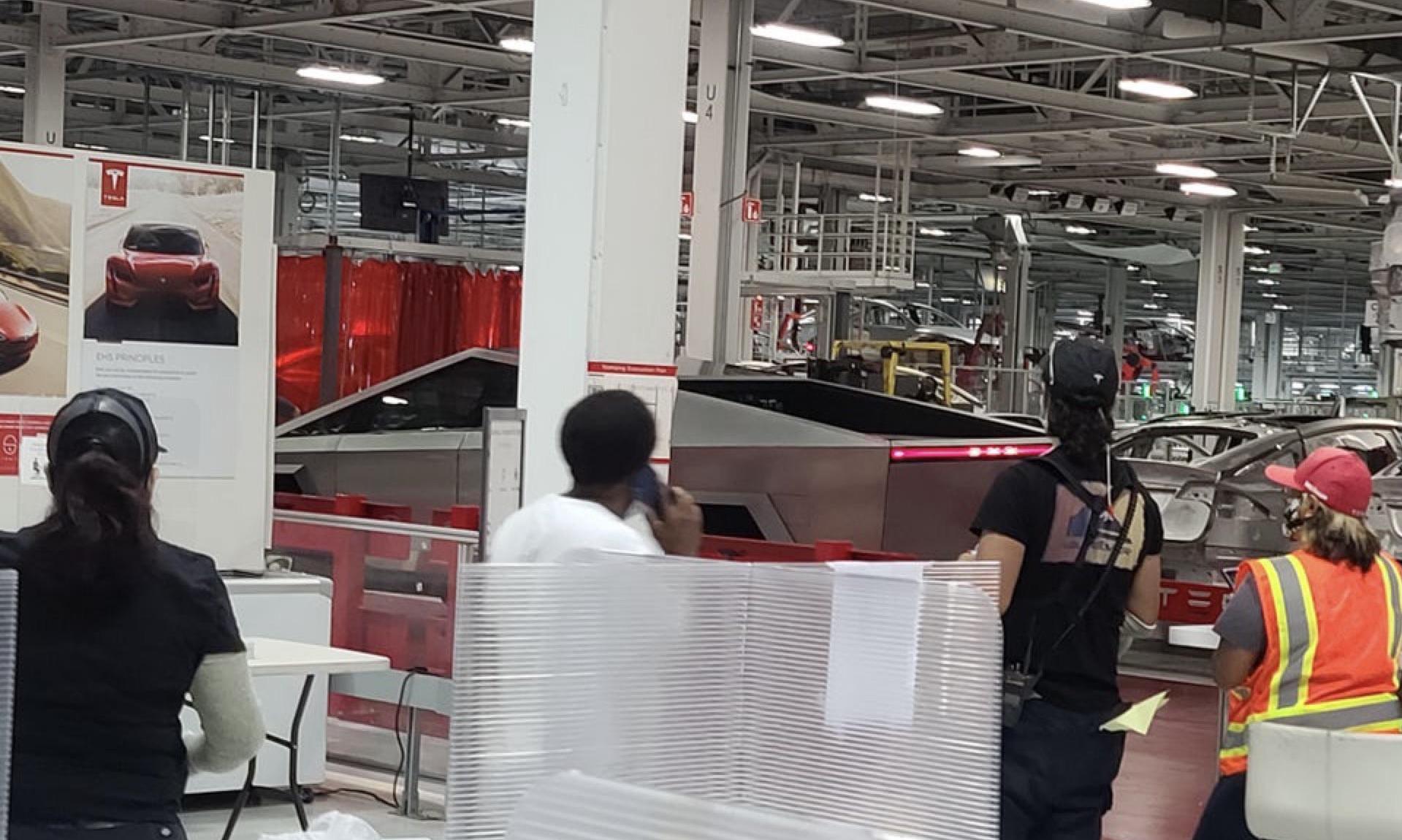 Cybertruck spotted in Fremont plant | Tesla Cybertruck Forum & Owners