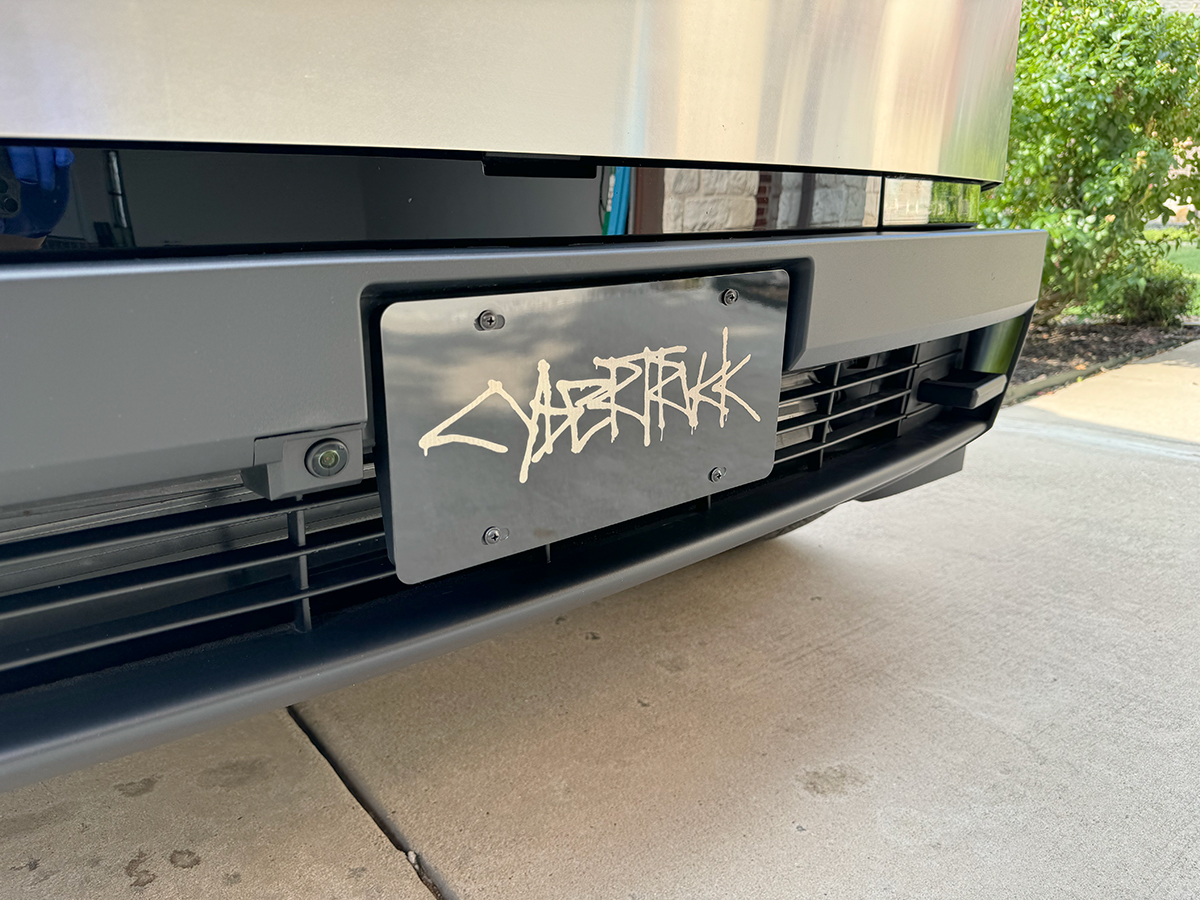 📣 New Product: Cybertruck Graffiti Vanity License Plate | Page 2 ...